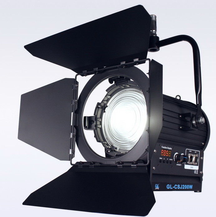 Color del BI de la luz de las luces 200W LED Fresnel de la película del CRI 92 NINGUNA fan para la iluminación profesional del estudio proveedor