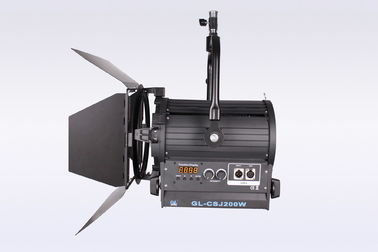 Luces de estudio de TV 200W Iluminación de escenario de Fresnel LED Bi Color TLCI / CRI alto con control DMX ((Yugo operado por polos) proveedor