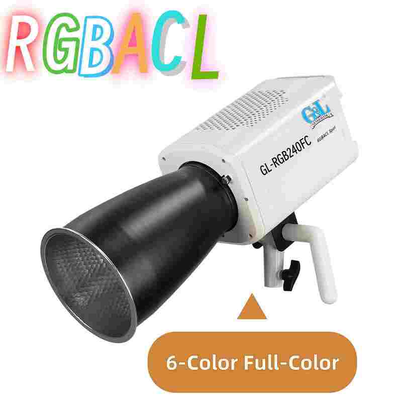 RGB 6-Color Full-Color Spotlight for Film Lighting/RGB/Bluetooth control/6in1 proveedor