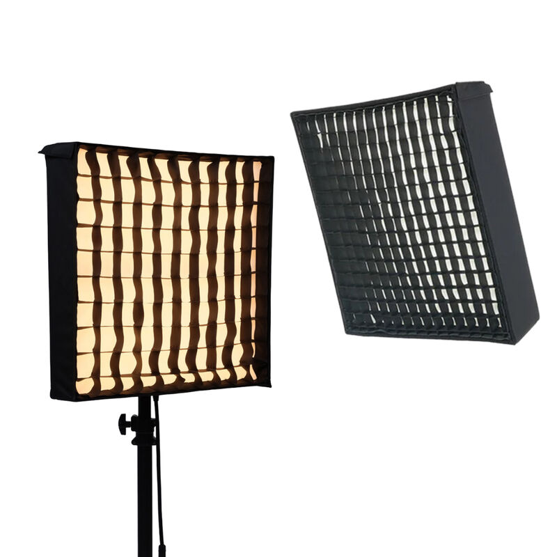 Portable Roll-up LED Light Adjustable Color Temperature 3200K-5600K Remote Control 200W Grid Softbox for Photography Live proveedor
