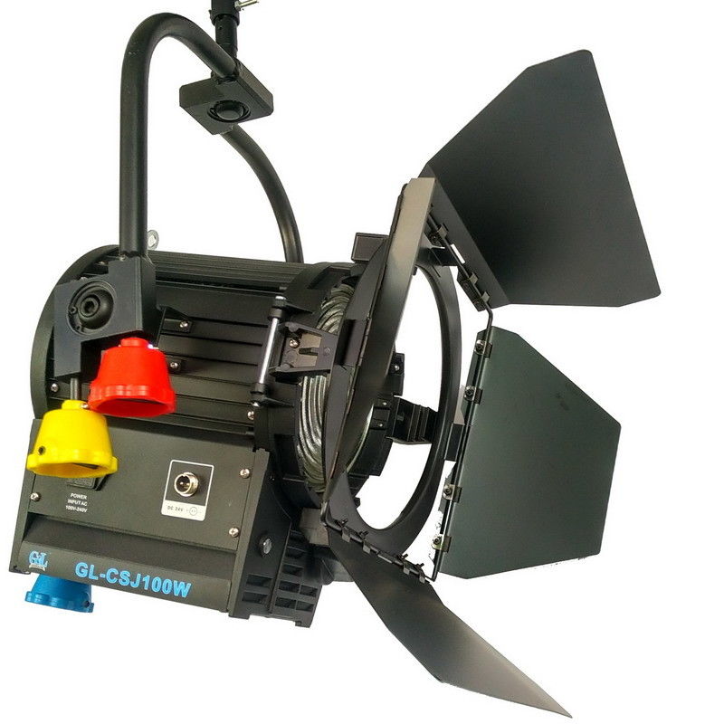NINGÚN CRI del color del BI de la luz de la fan 100W LED Fresnel alto para la iluminación de Videographers proveedor